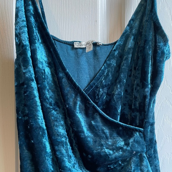 TEAL DRESS - Picture 3 of 4